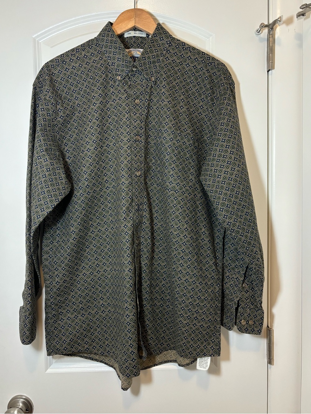 Savane Black & Olive Patterned Lightweight Shirt Jacket#375